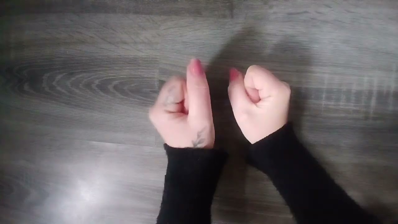 Met je vingertjes