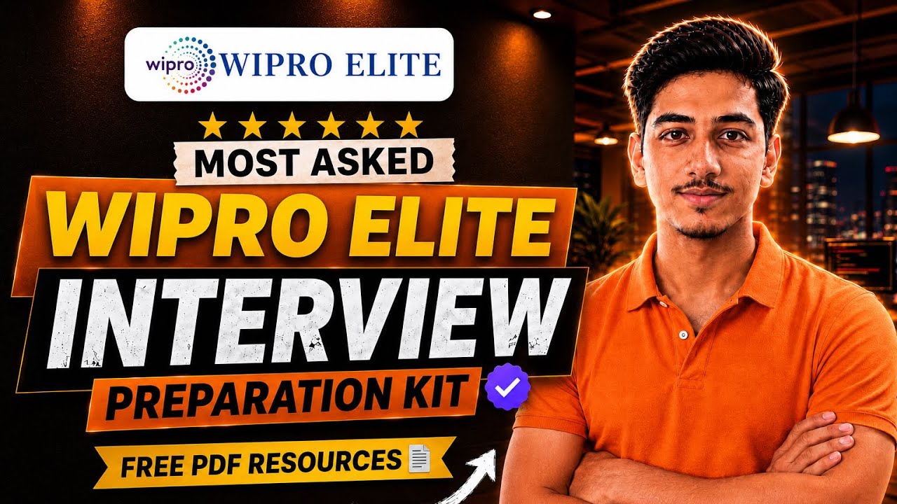 🔥 Wipro Elite Interview 2025 &ndash; FREE PDF Resources | Most Asked Questions + Final Prep Guide 💯