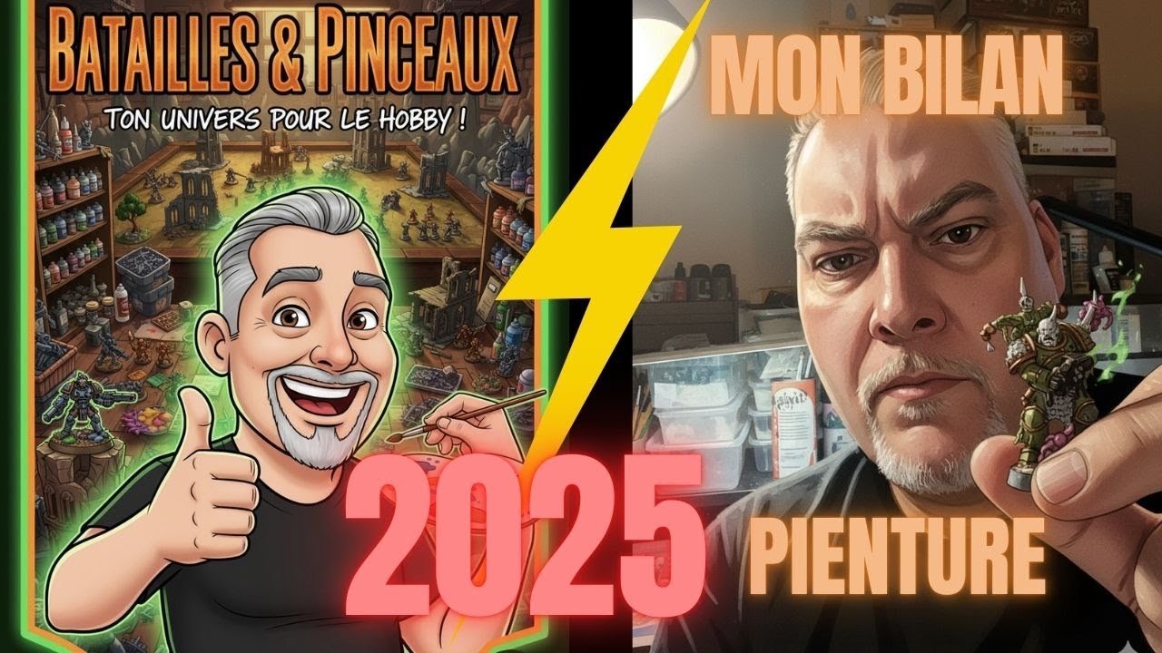 TOUT CE QUE J'AI PEINT EN 2025 (C'EST ÉNORME !) 😲 - BATAILLES & PINCEAUX 🖌️