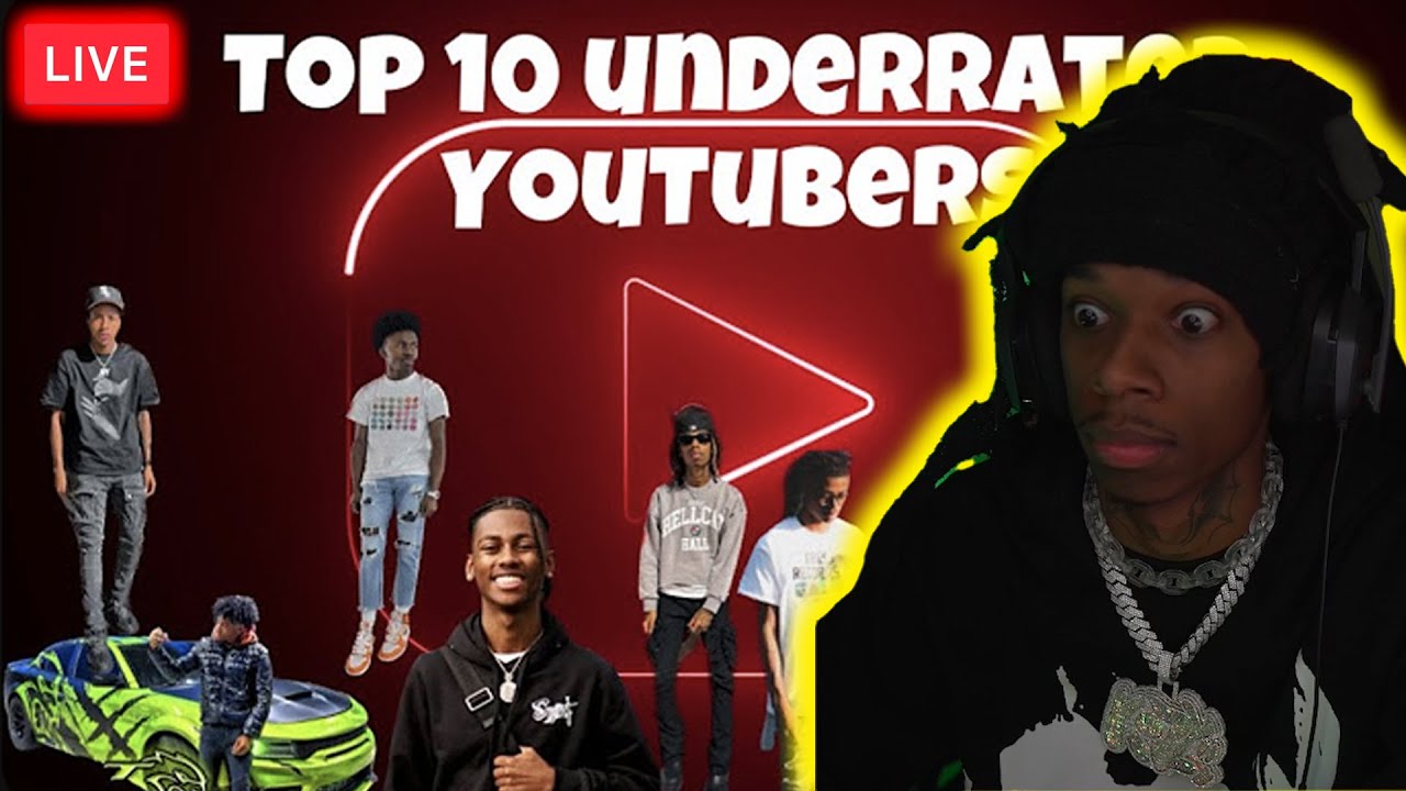 QUAN REACTS TO TOP 10 UNDERRATED YOUTUBERS....