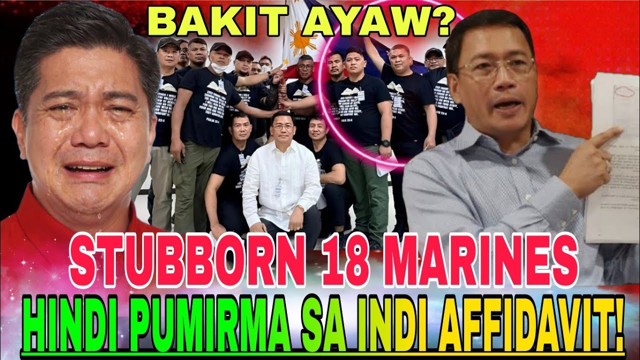 BALIGOD AYAW PA-PIRMAHAN ANG AFFIDAVIT NG 18 MARINES ICHECK DAW MUNA NYA ANG MALI!