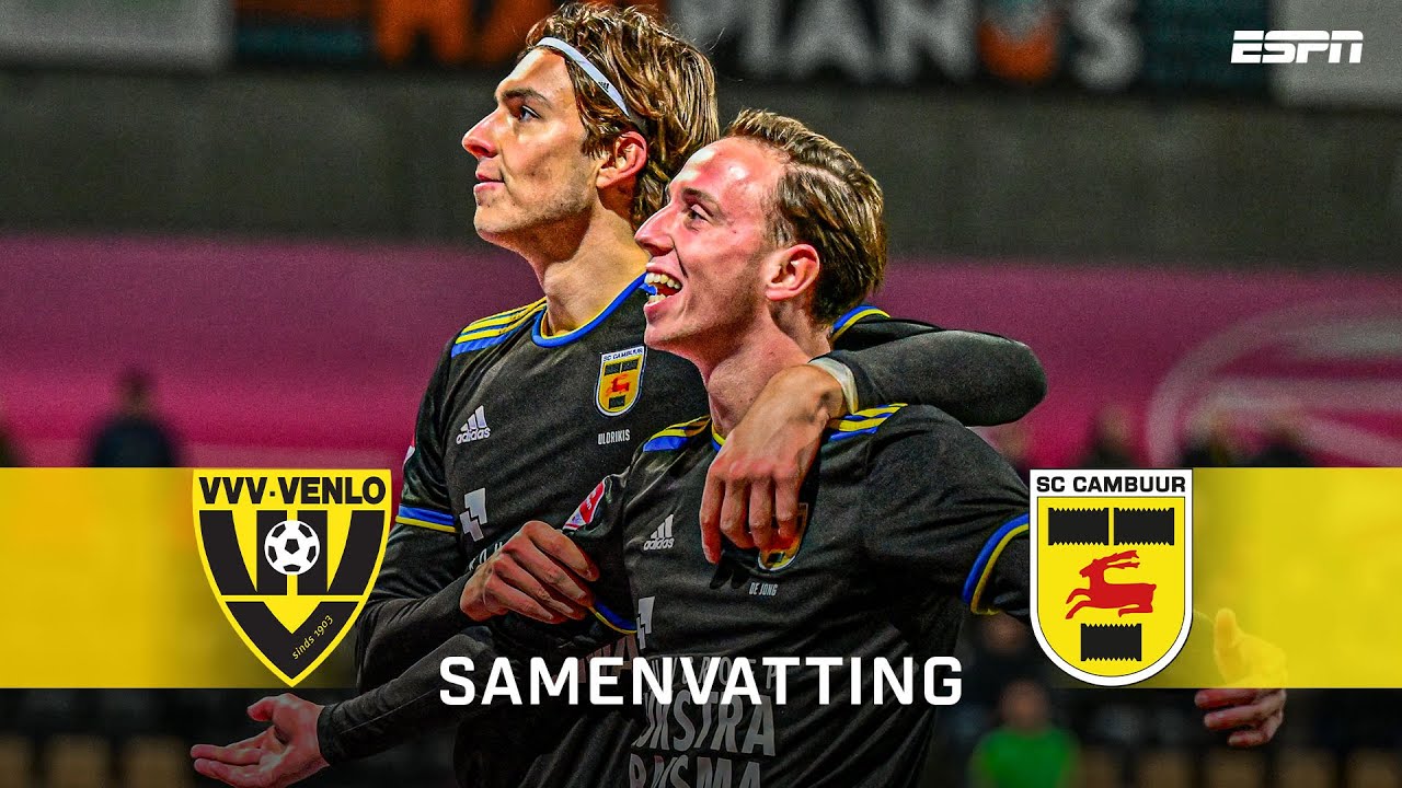 🟡🔵 Cambuur al vroeg op voorsprong in SPANNEND DUEL ⚔️ | Samenvatting VVV Venlo - Cambuur Leeuwarden
