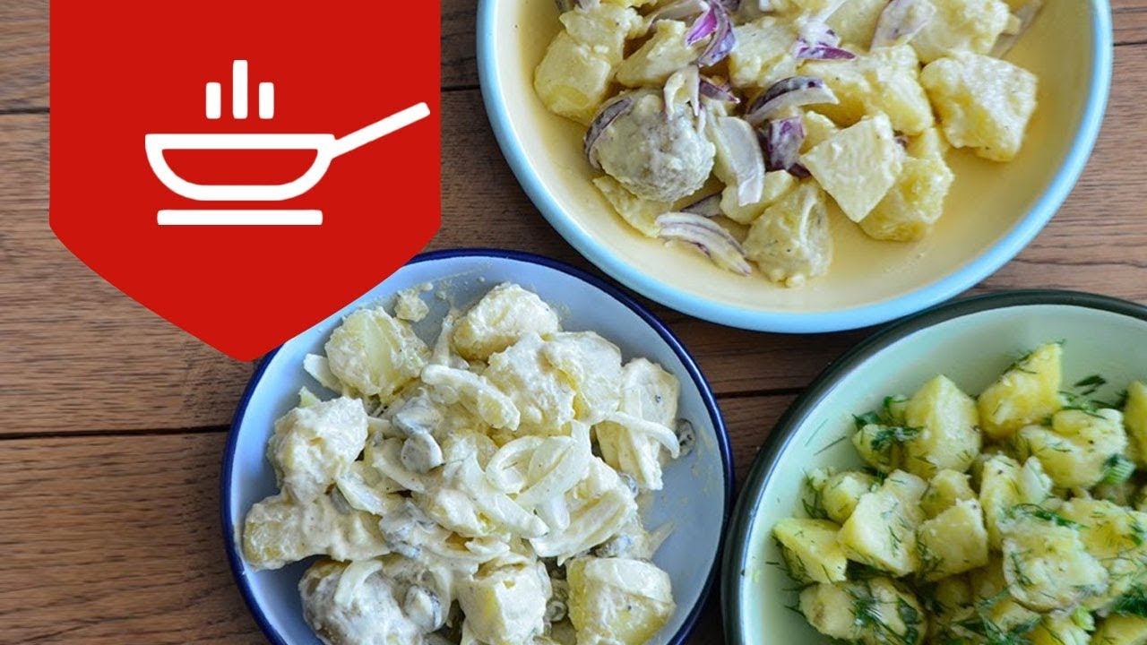 3 Farklı Tarif!!!! Patates Salatası Nasıl Yapılır? | Esen Hünal