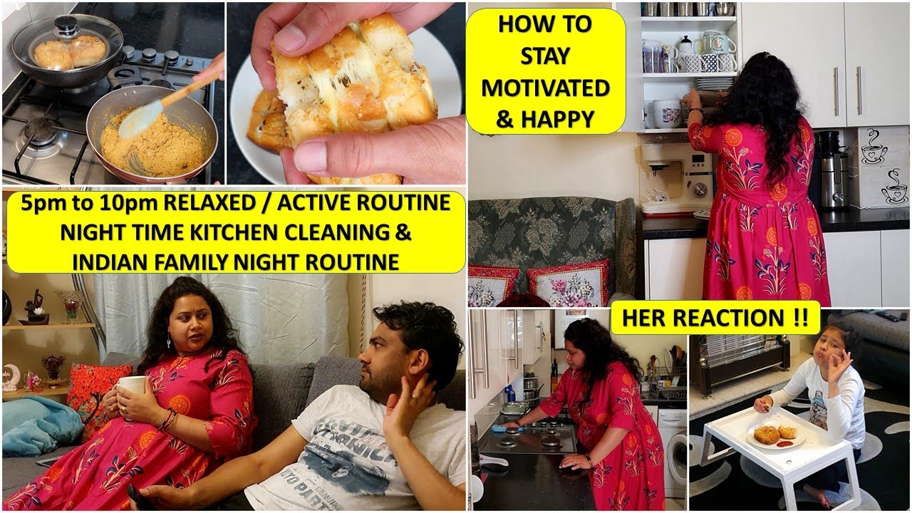 Indian Pregnant Mom's 5pm to 10pm Relaxed Yet Busy Routine | Cook & Clean with Me | Motivation Vlog