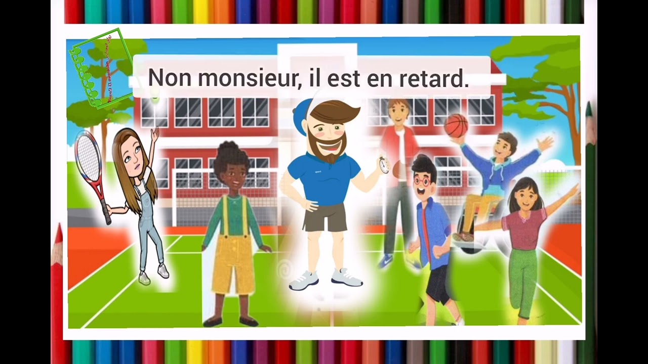 Activité d'écoute Dans le terrain de sport unité 7 mes jeux préférés 3ème année primaire
