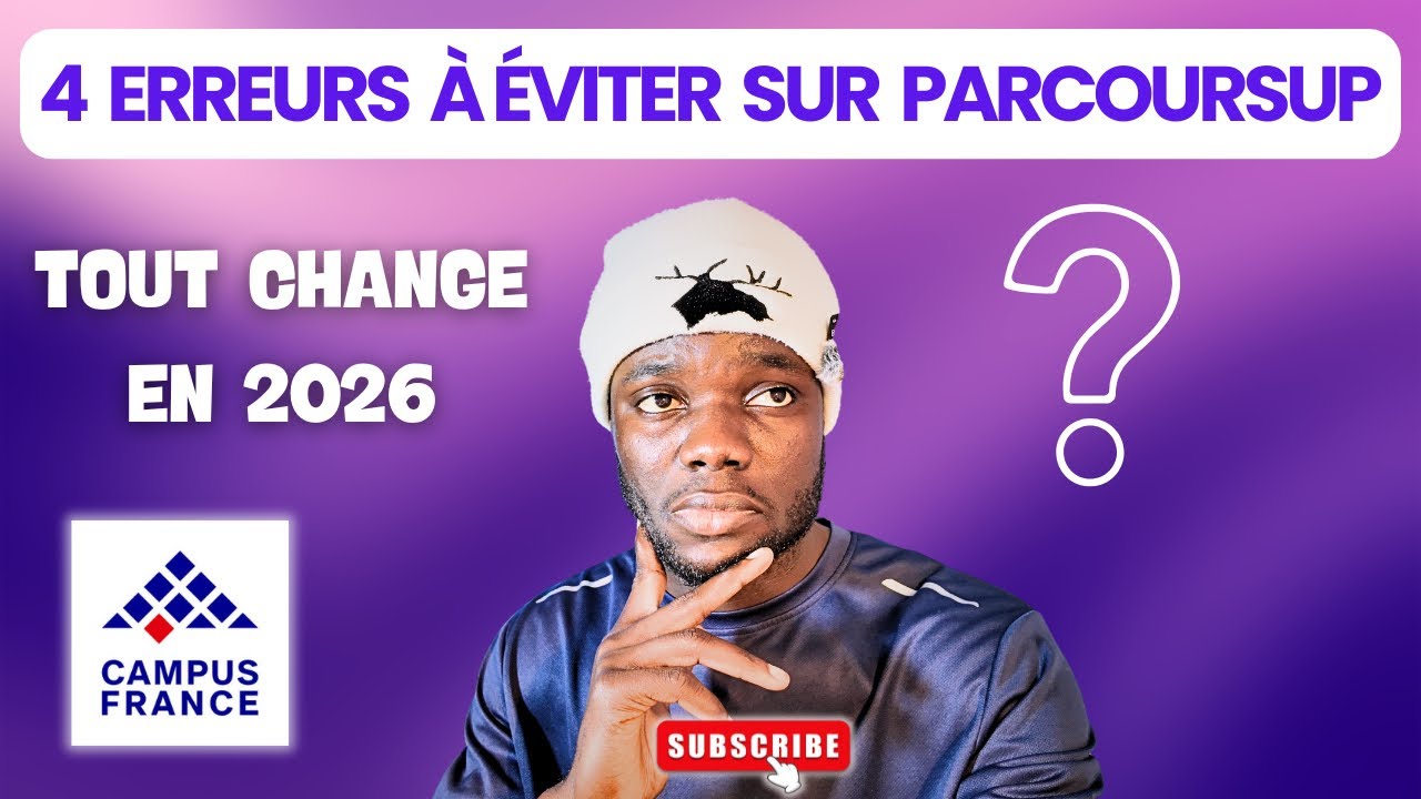 Parcoursup: 4 erreurs à éviter sur la procédure Parcoursup. #4k #erreursàéviter  #parcoursup #2026 