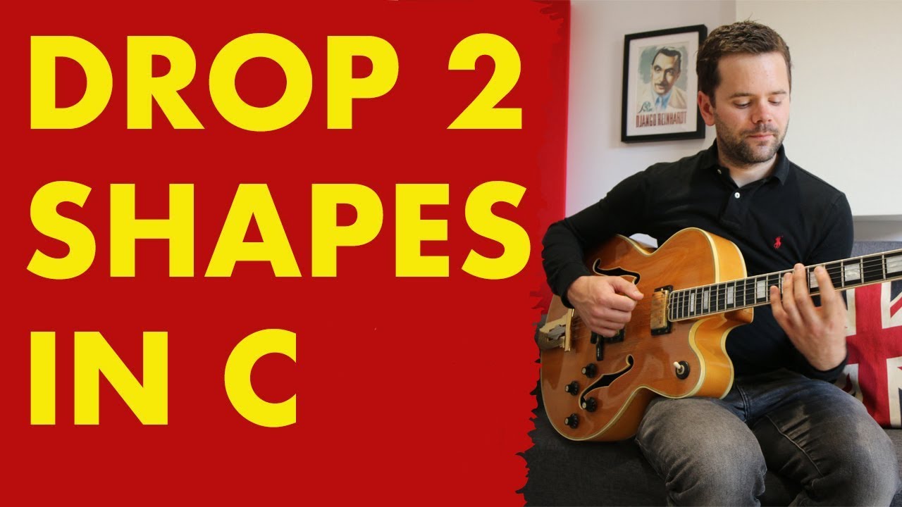 🔴 What are the drop 2 jazz chord shapes in the key of C❓🎸