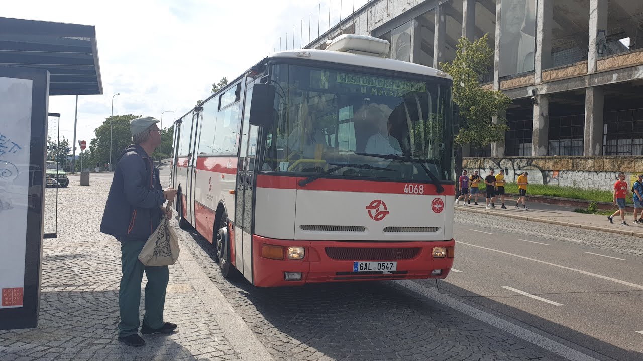 DPP: Historická linka K - Stadion Strahov, Karosa B951E