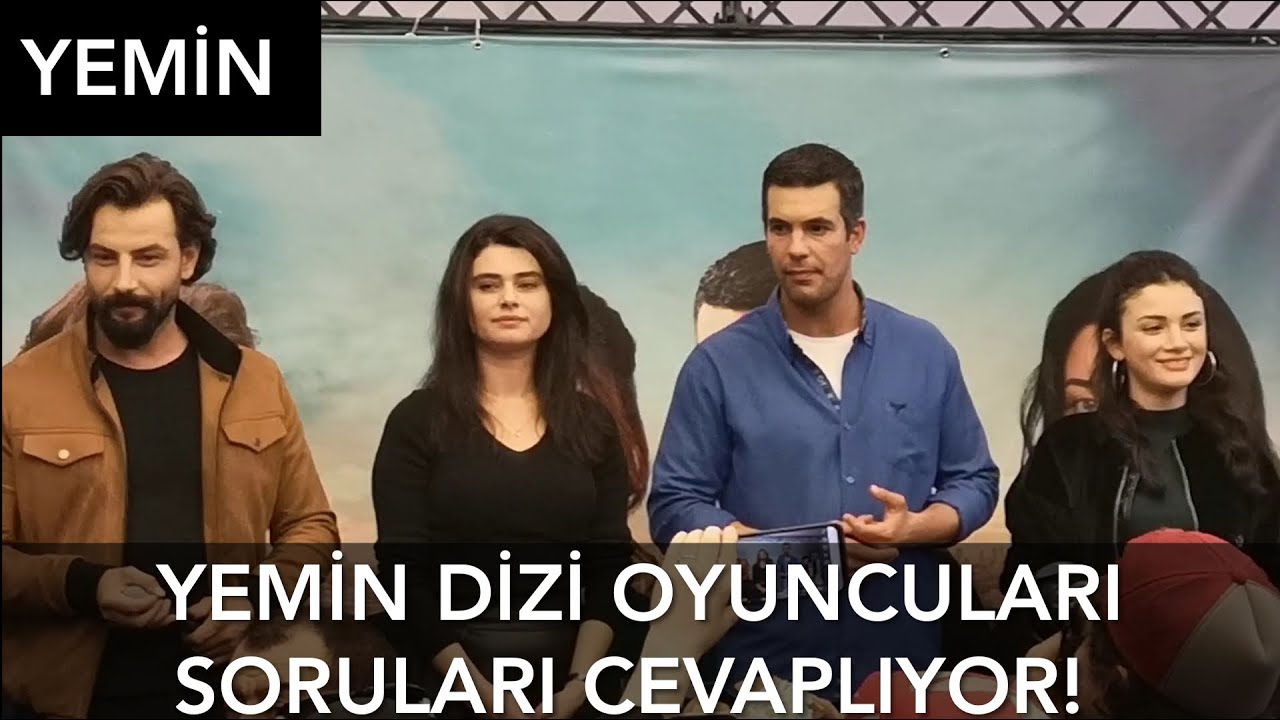 Yemin Dizi Oyuncuları İle Buluştuk - 17 Kasım 2019 Söyleşi Ve İmza Günü