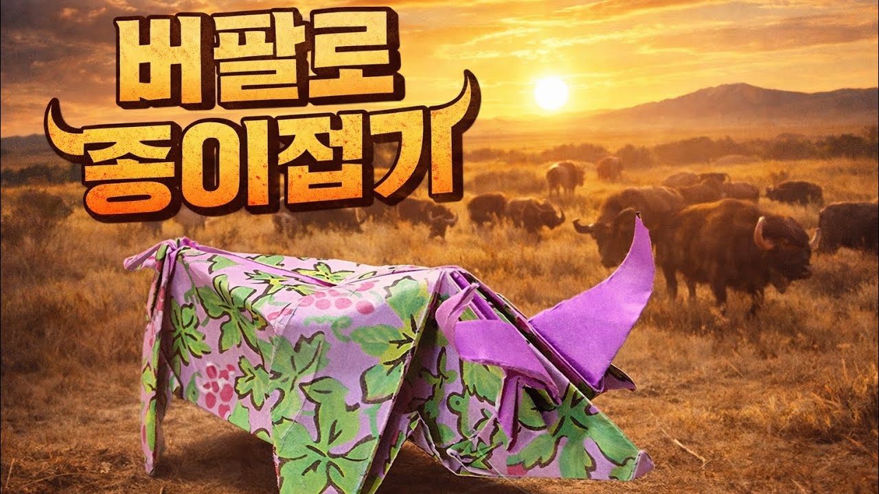 하루에 한장 18 - 버팔로 종이접기