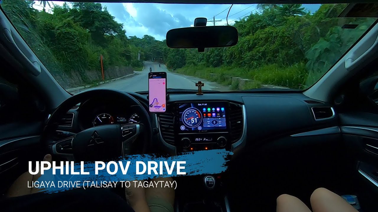 Montero Sport Glx MT | Uphill POV | Ligaya Drive (Talisay to Tagaytay)