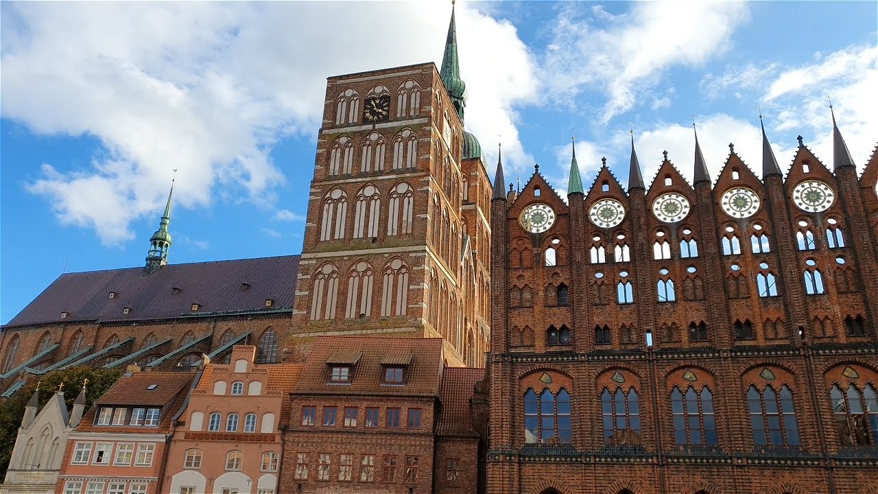 Stralsund city in Autumn