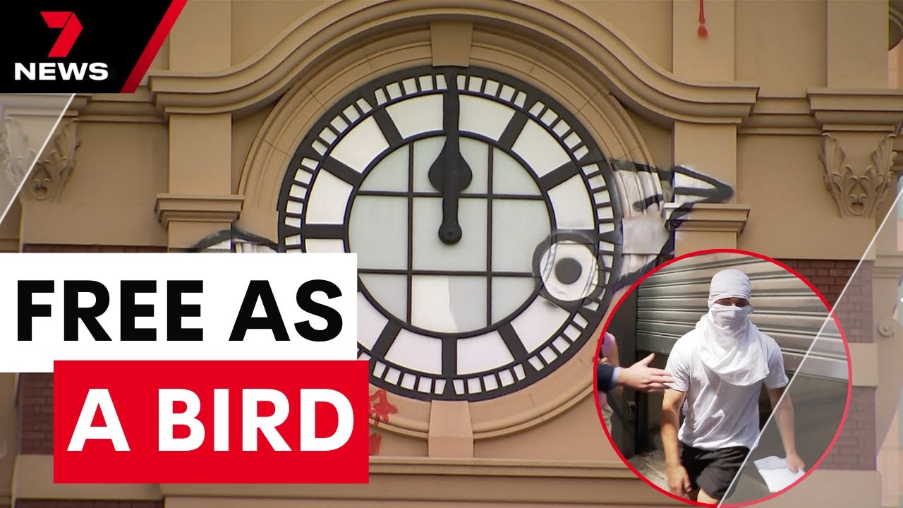 Free as a bird - Melbourne&rsquo;s notorious graffiti suspect released from jail | 7NEWS