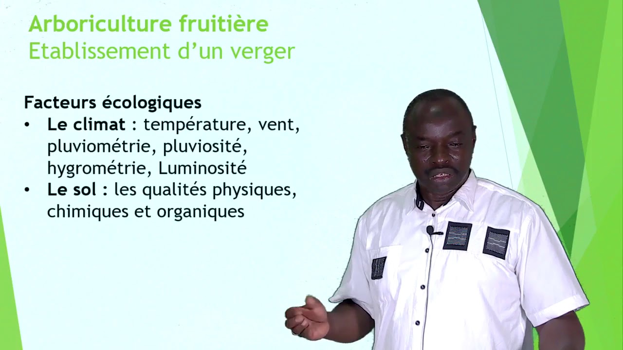 Arboriculture fruitière - Établissement d'un verger