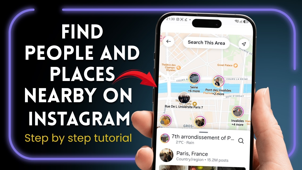 Как искать людей и места рядом в Instagram 2026 | Как искать места в Instagram