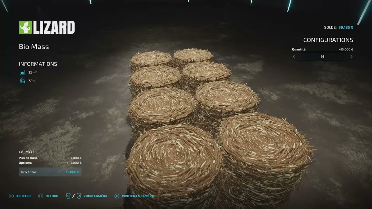 nourissage des betes et moisson et fin du broyage !  carriere suivie &eacute;pisode 1