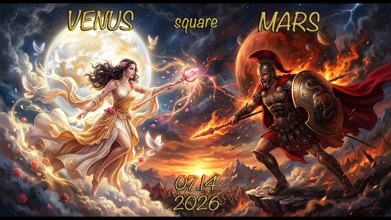 Mars square Venus - Astrology report and Taro Forecast for all Zodiac Signs 07.14 2026