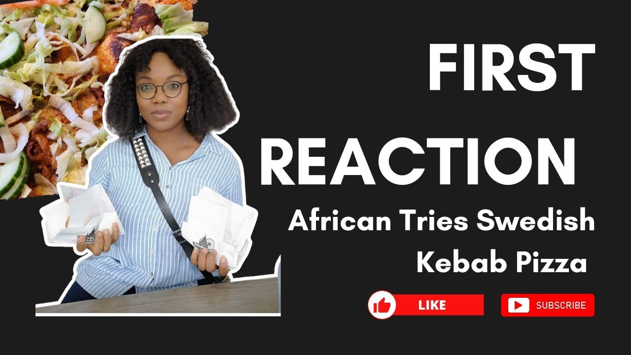 An African's First Taste of Swedish Kebab Pizza | Review & Reaction