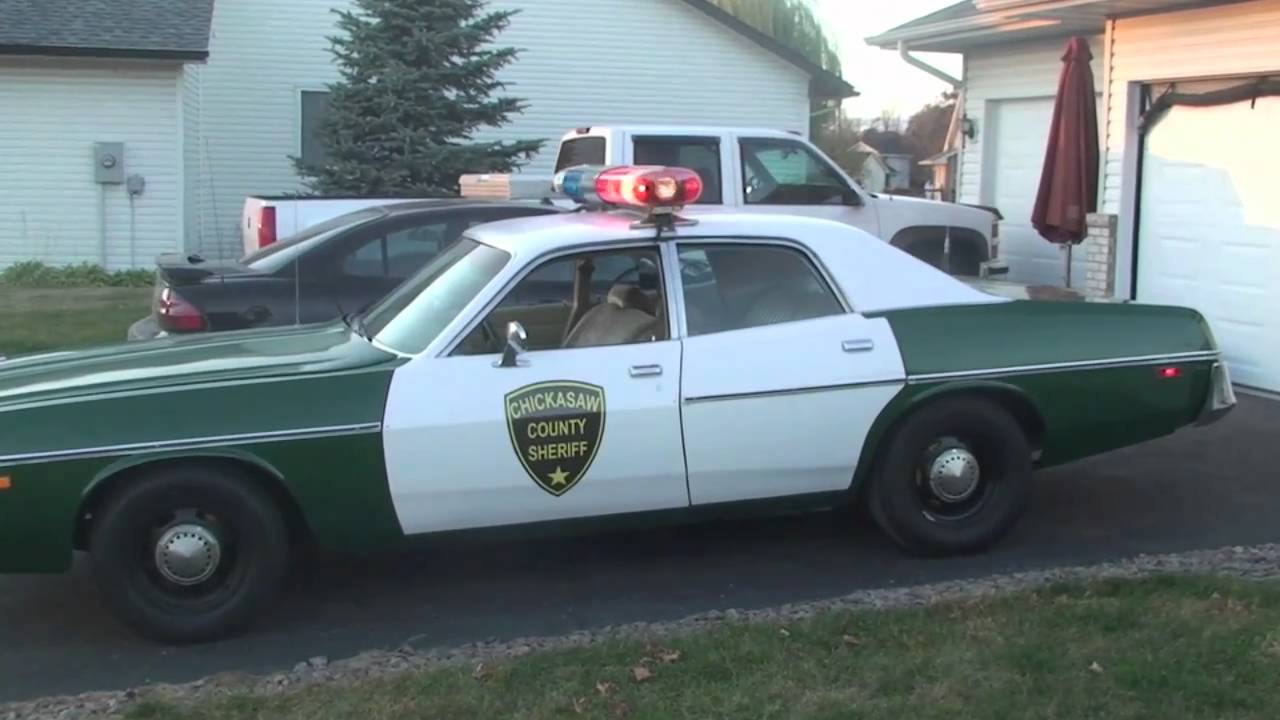 1975 Dodge Coronet Chickasaw County Sheriff's Squad Car