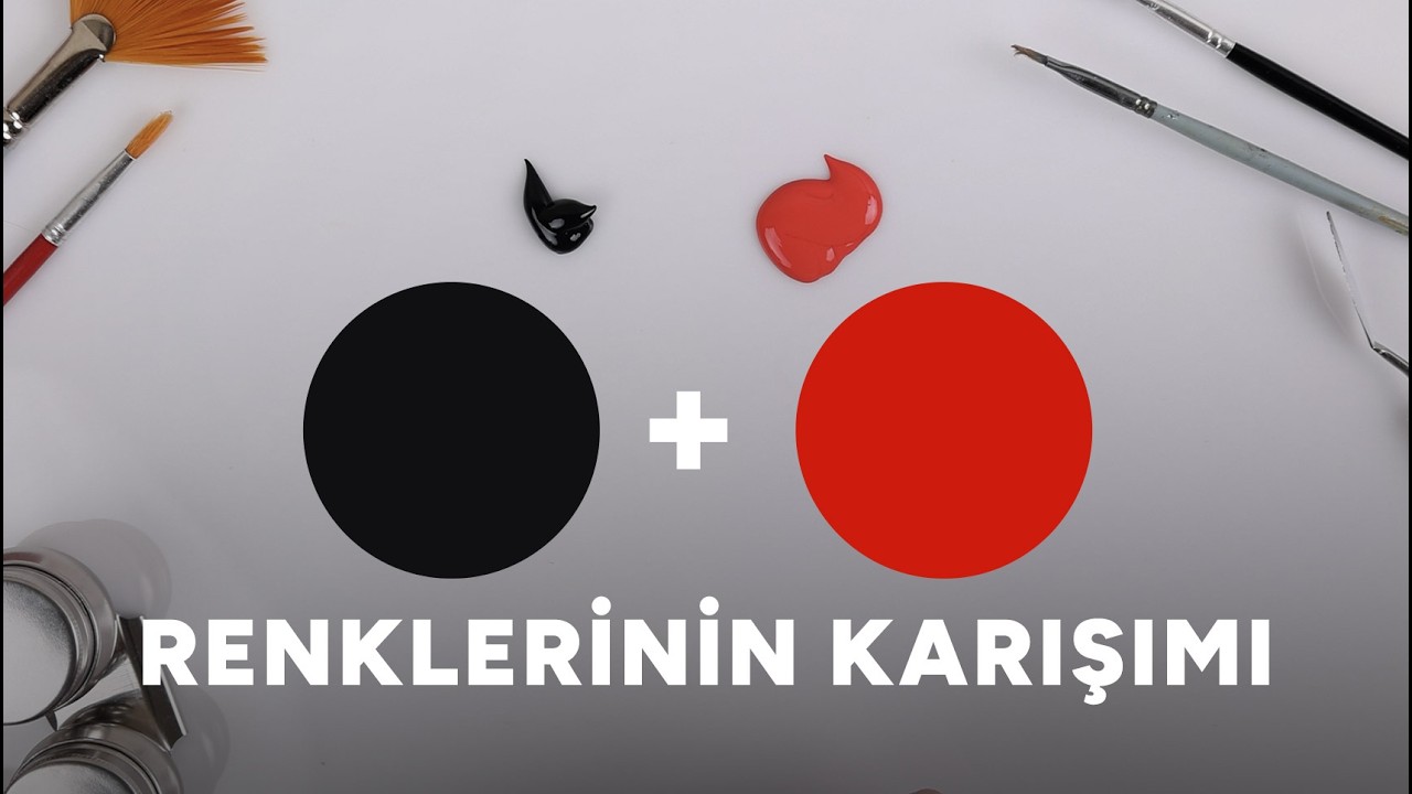 Siyah ve Kırmız Rengin Karışımı Hangi Renk Olur