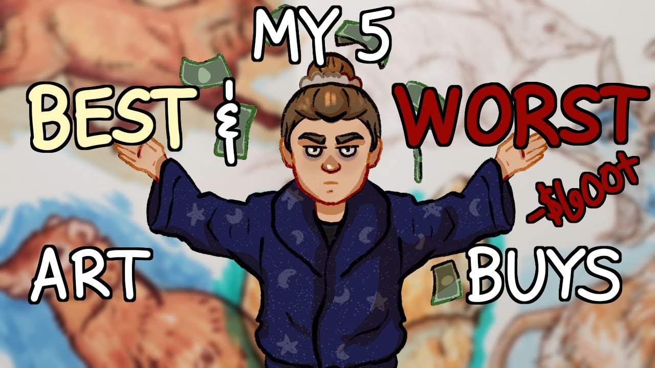 Sketchbook Spread | My Top 5 BEST and WORST Art Related Purchases