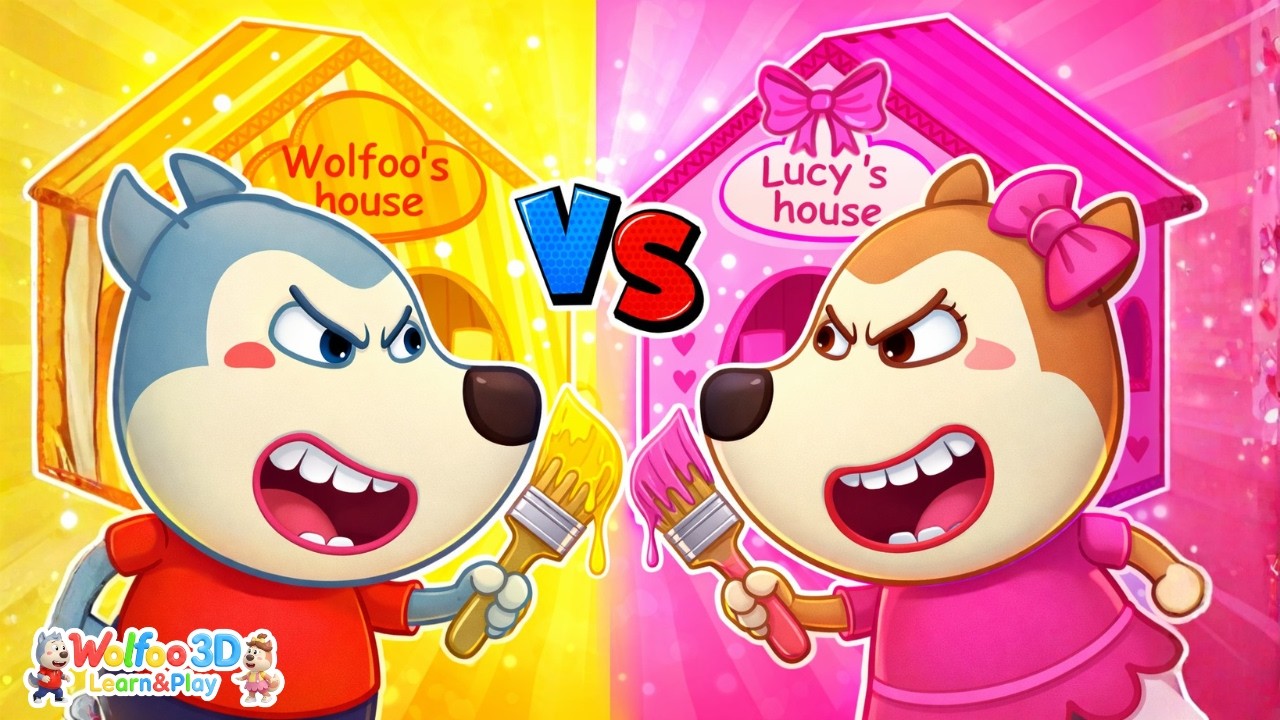 Wolfoo Learns | Wolfoo vs Lucy: Whose House Is Better? | Family Stories for Kids