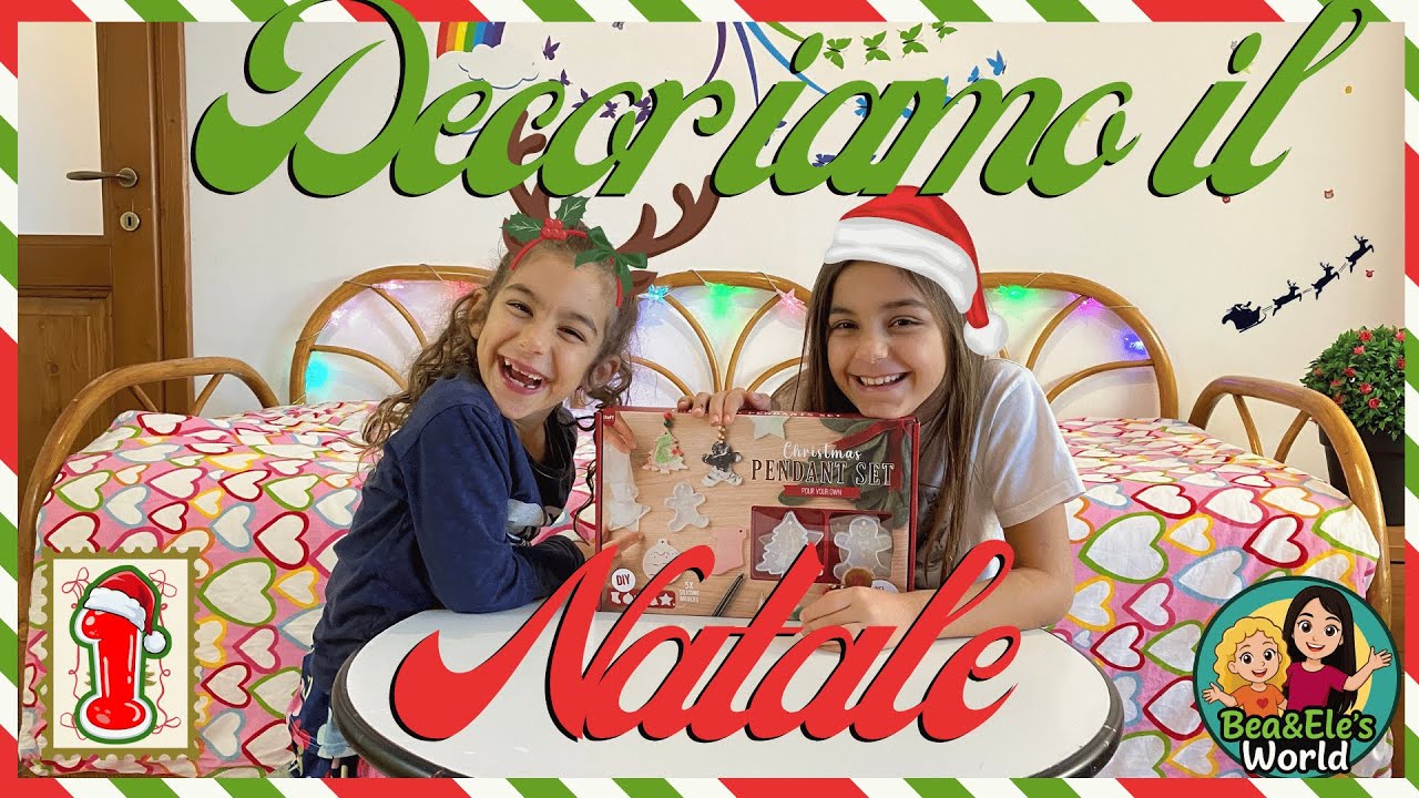 Bea & Ele creano delle palline di Natale (parte 1 di 2)