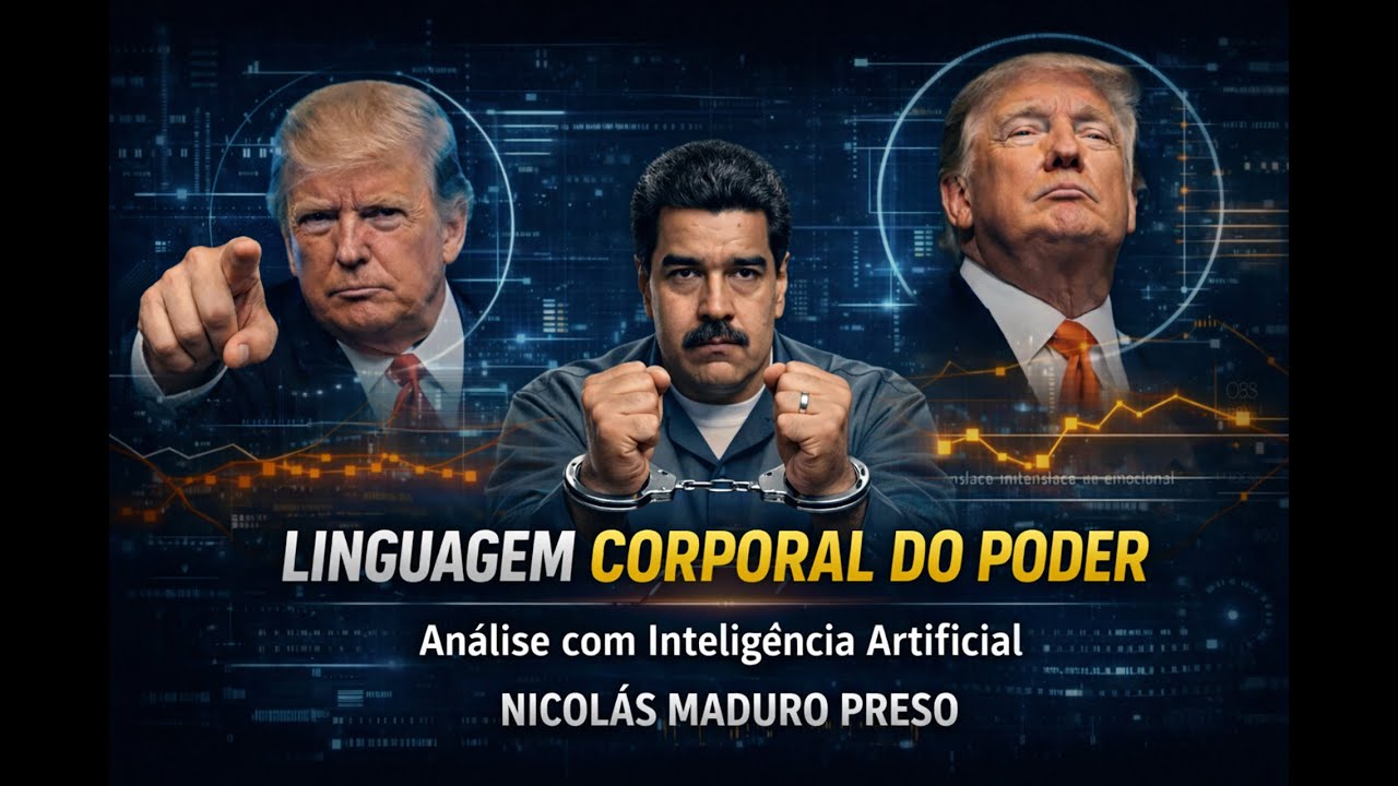 IA Revela o que Trump NÃO Disse sobre a captura de Nicolás Maduro (Análise Corporal)