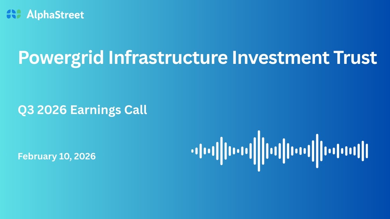 Powergrid Infrastructure Investment Trust Q3 FY2025-26 Earnings Conference Call