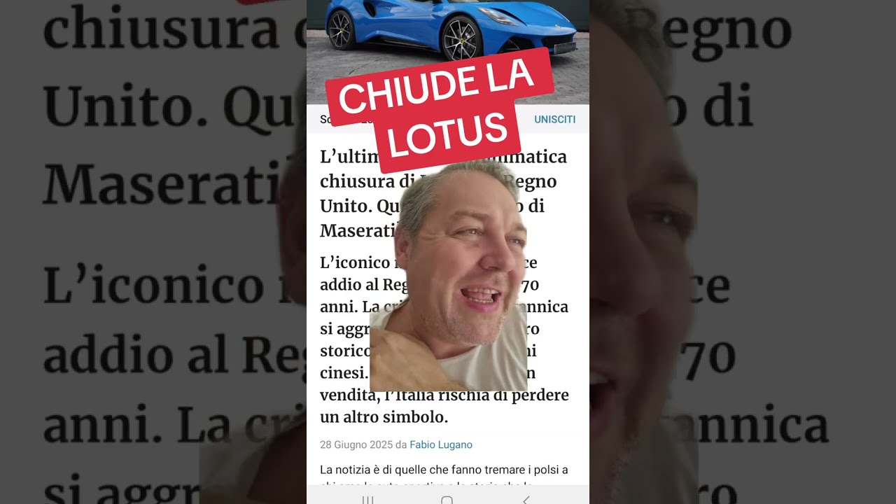 CHIUDE LA LOTUS!