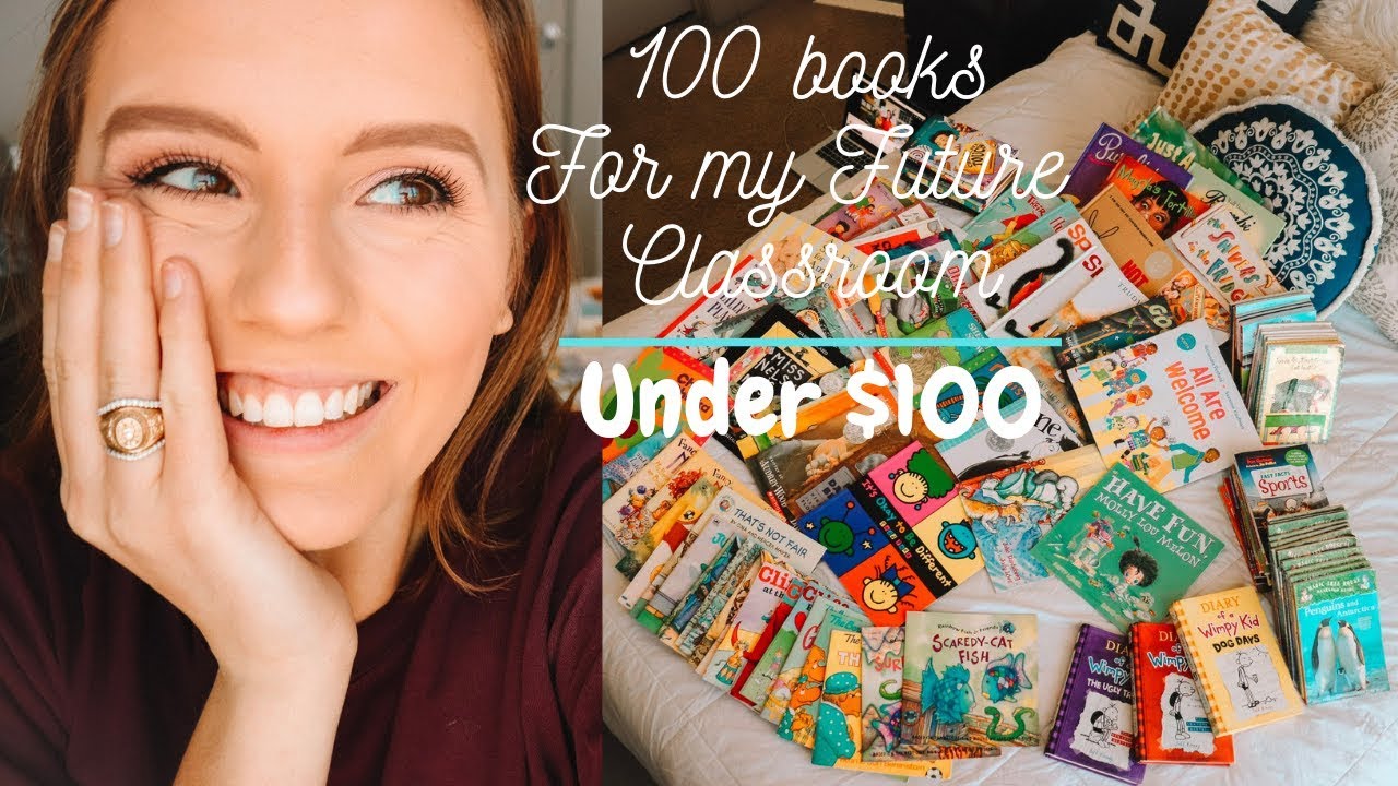 OVER 100 BOOKS FOR MY FUTURE CLASSROOM | Building my Classroom Library