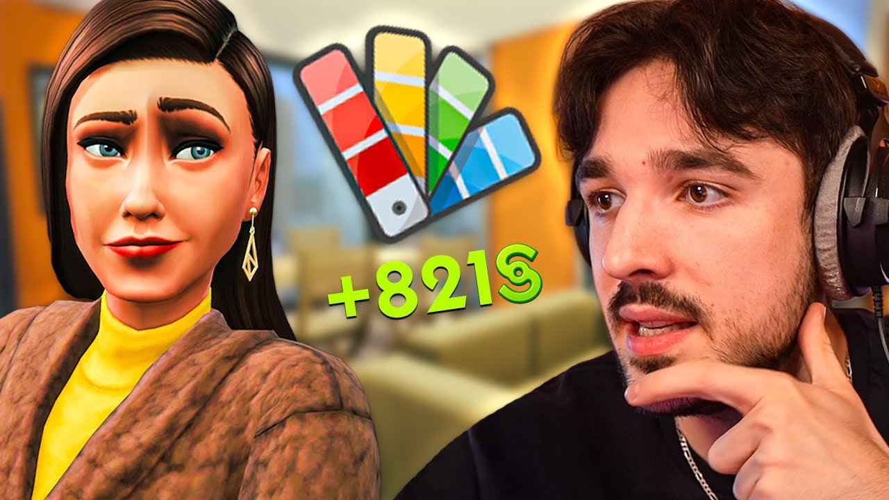 Challenge DÉCORATEUR D'INTÉRIEUR (Ils me paient pour RUINER leurs maisons 😭) | Sims 4