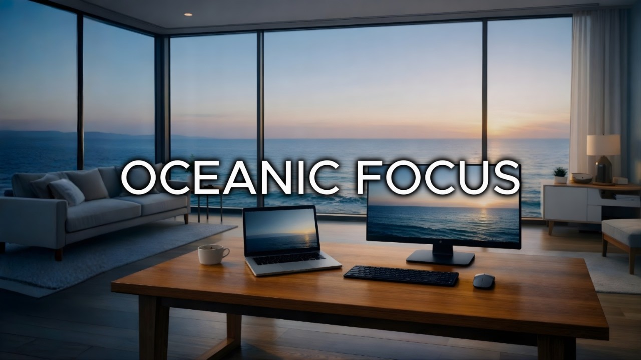 Ambient Study Music • Oceanic Soundscape for Deep Work, Focus & Calm Productivity