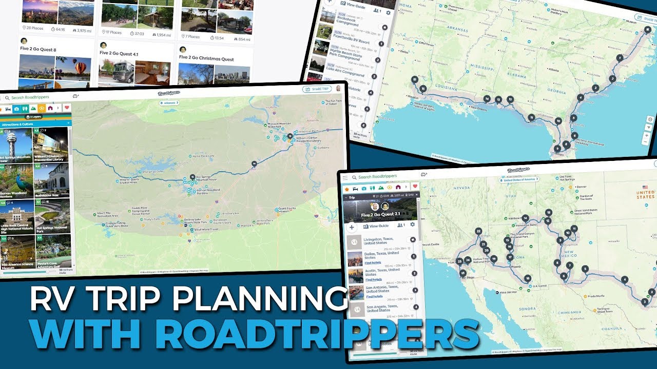 RV Trip and Route Planning with Roadtrippers | Full-time RV Family