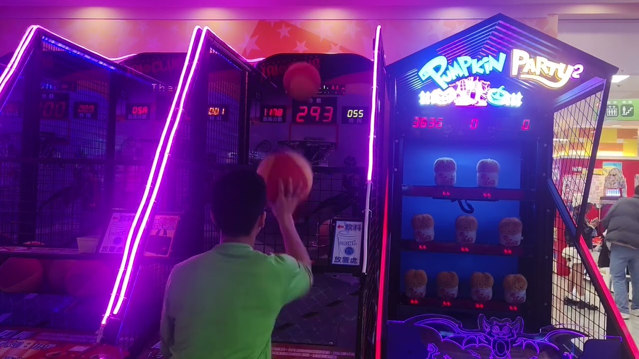 20260107@湯姆熊板橋遠東店AI投籃機@威的魔手頻道5顆🏀體力爆發程度