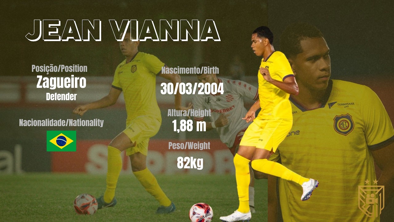 Jean Vianna - Zagueiro - Campeonato Carioca 2026