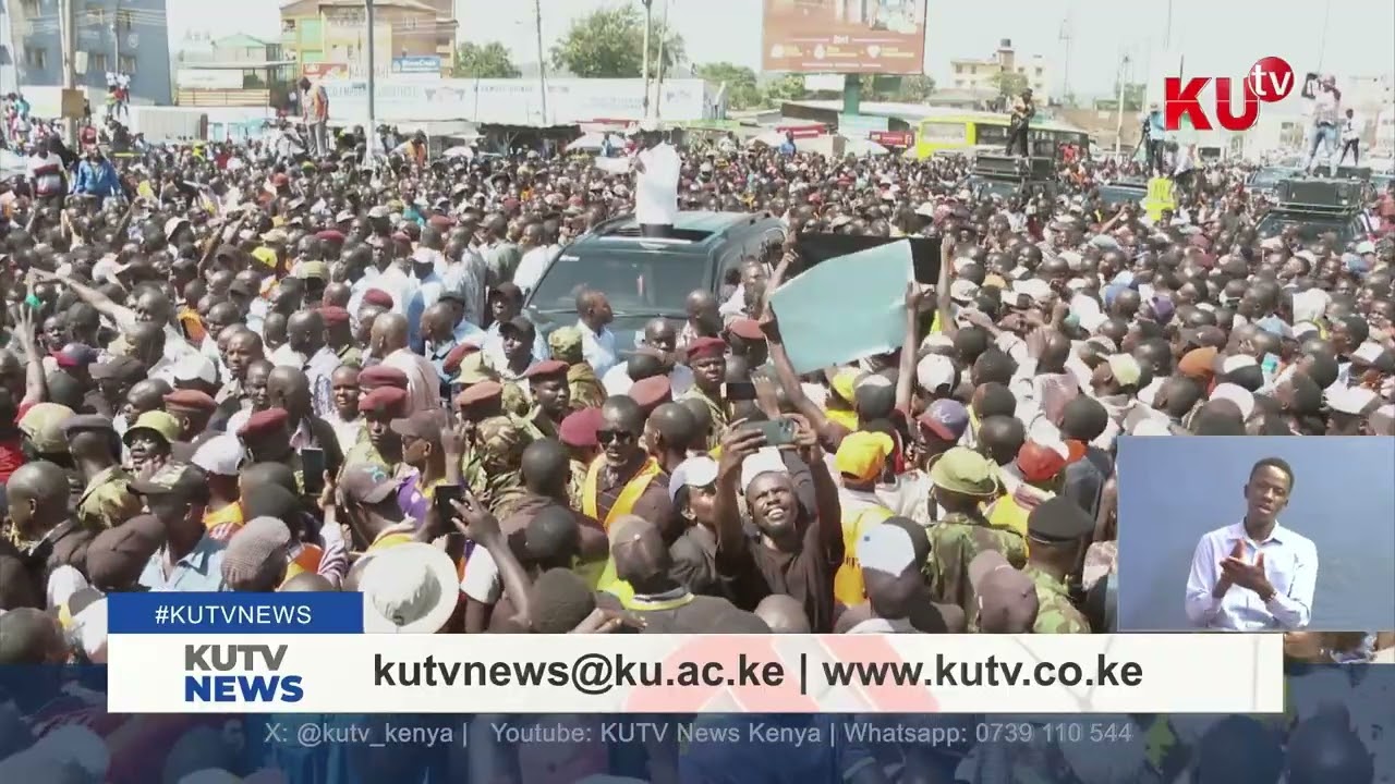 President William Ruto Calls for National Unity and Defends Broad-Based Cabinet During Kisumu Visit