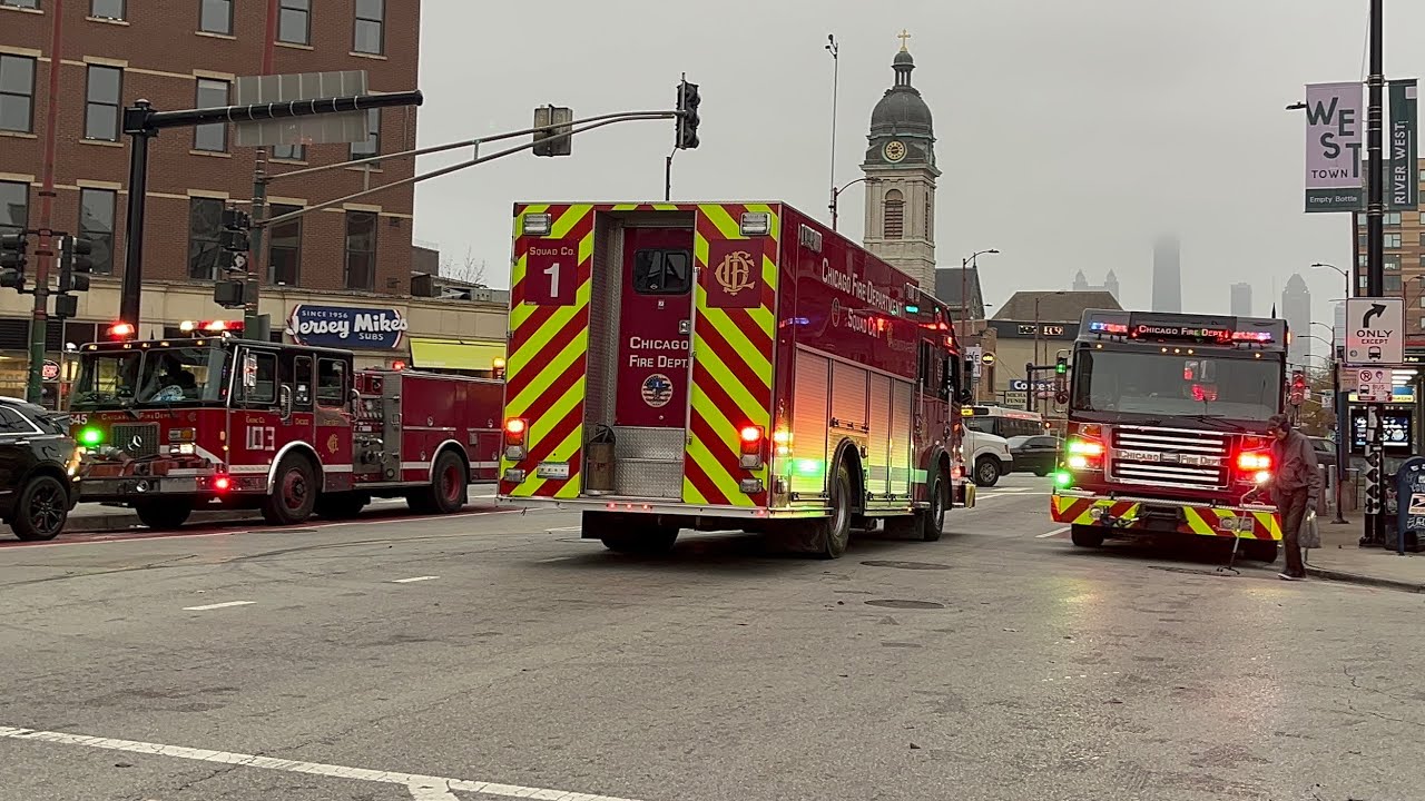 Chicago fire department rig compilation