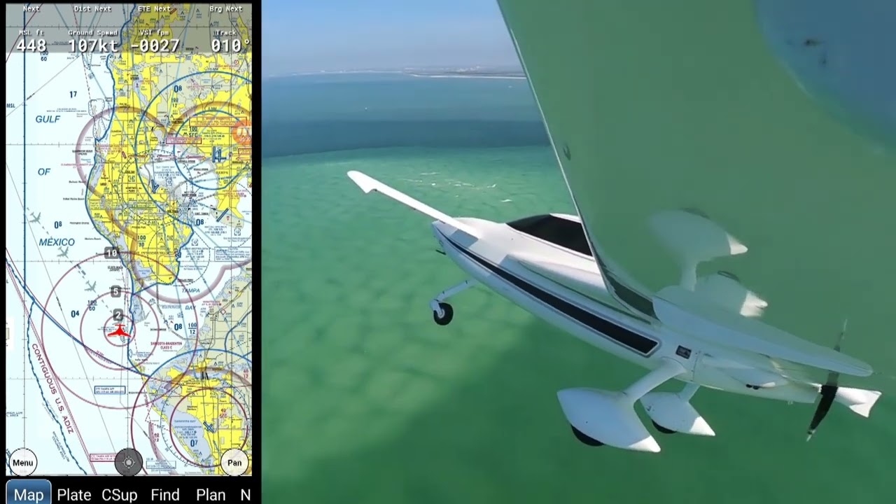 2025 Velocity Aircraft Feb 2025 flight tampa bay FL beaches