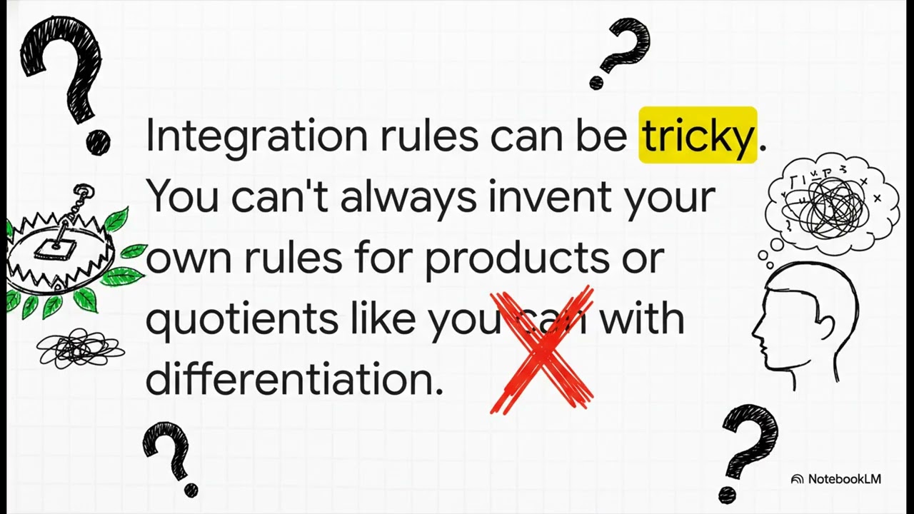 Calculus — The Integration Rules That Save Midterm Grades