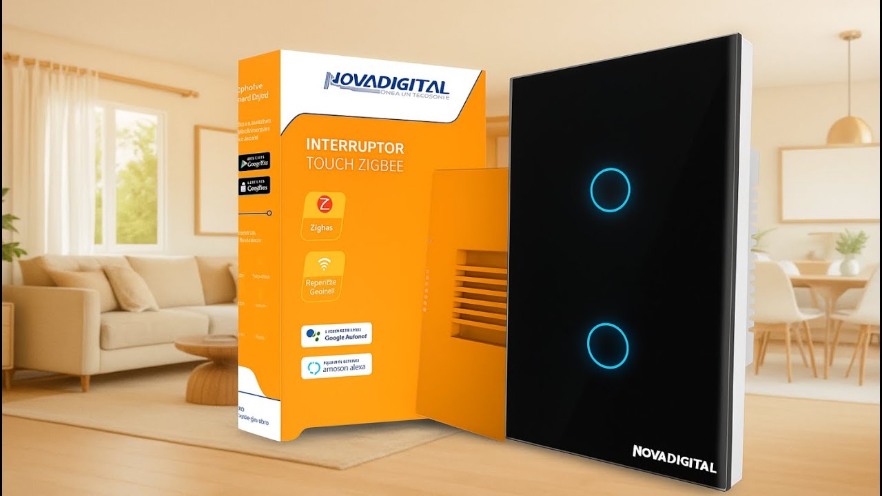 Interruptor inteligente Nova Digital Zigbee. Como instalar e configurar com ou sem o neutro. 🏠💡