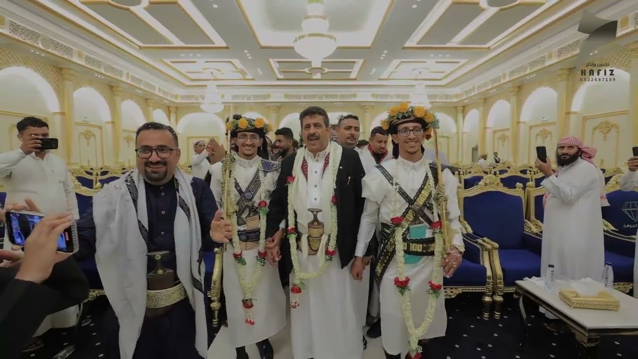 حفل زواج الشابين ابراهيم -ويوسف أبناء محمد قاسم الحبيشي-جدة قاعة الجوهرة