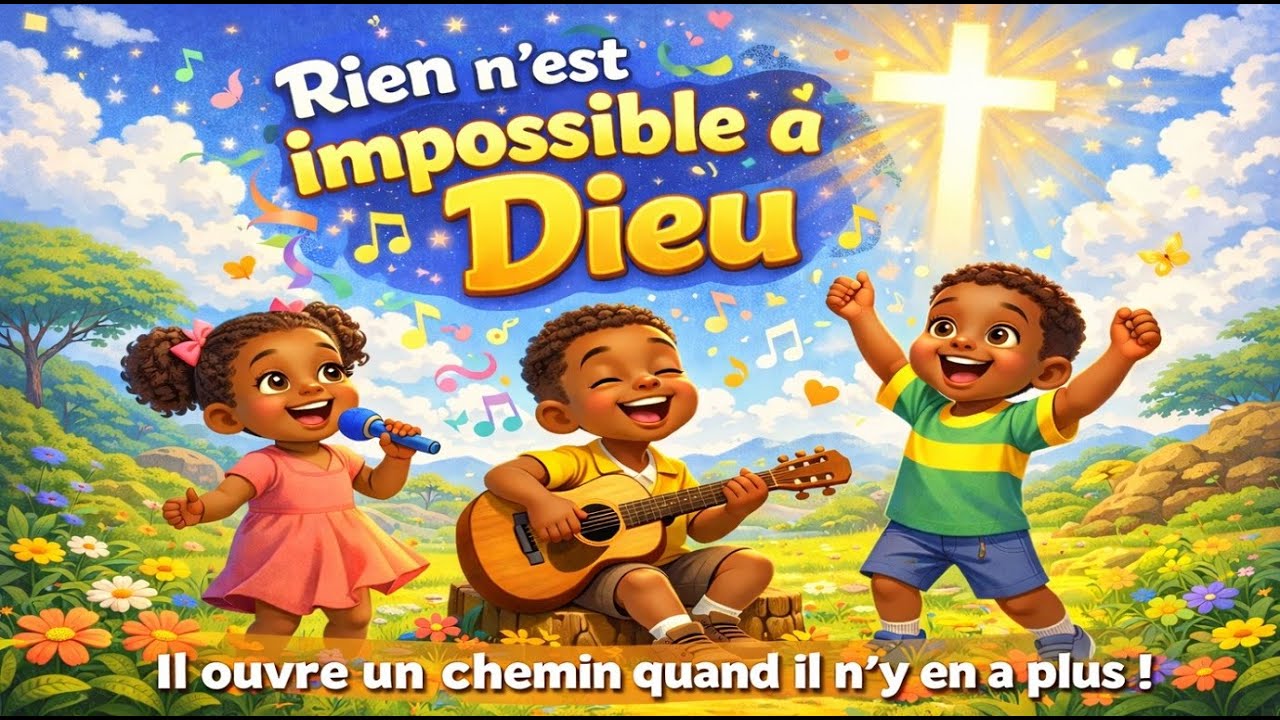 Rien n’est impossible à Dieu |Chant chrétien pour enfants africains