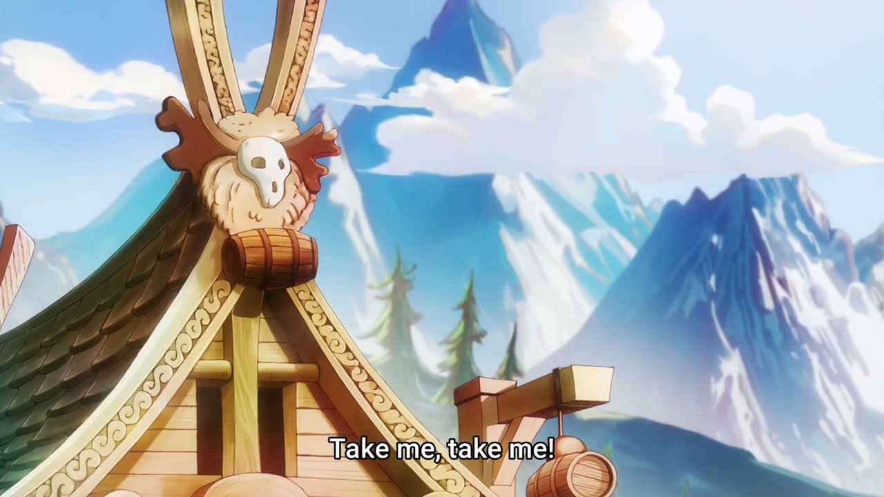 Shanks and Red Hair Pirates at Elbaf (English Sub)