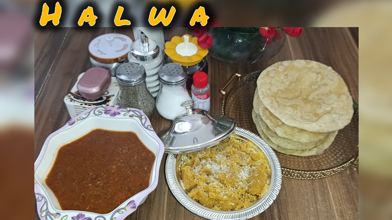 Halwa Puri Recipe! #food #desicookingFoodvlogs  