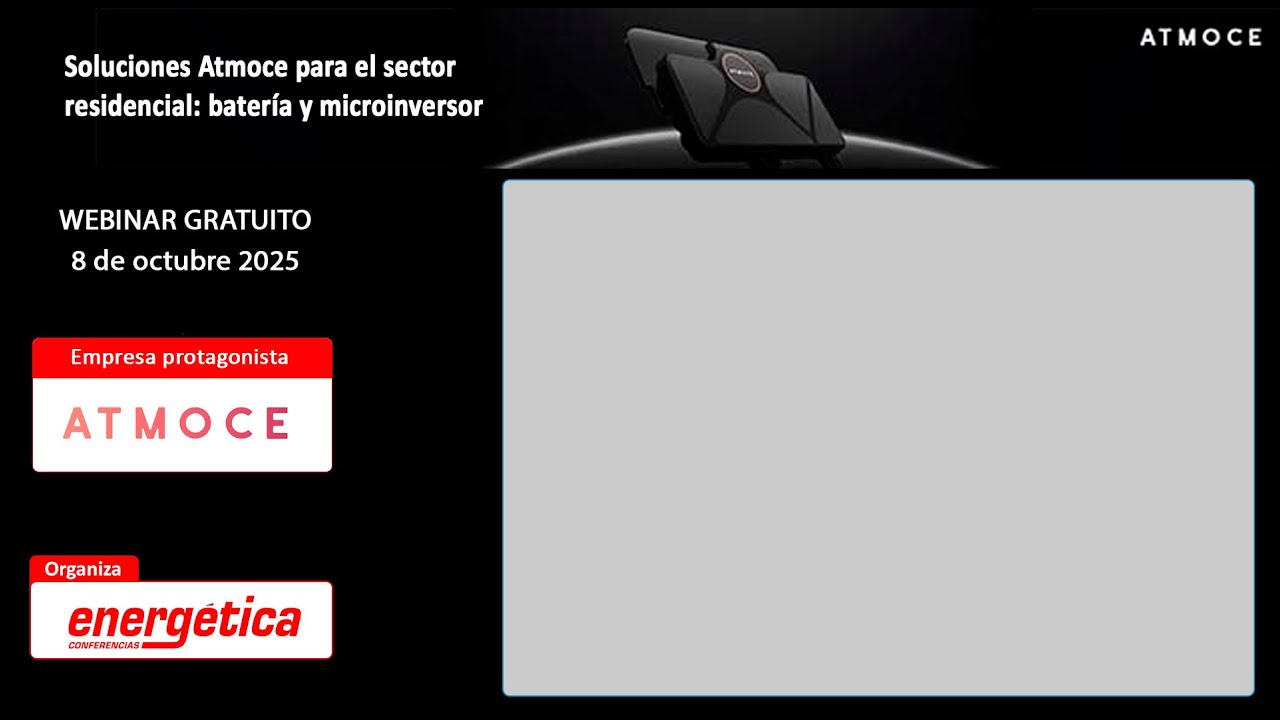 Soluciones Atmoce para el sector residencial: batería y microinversor