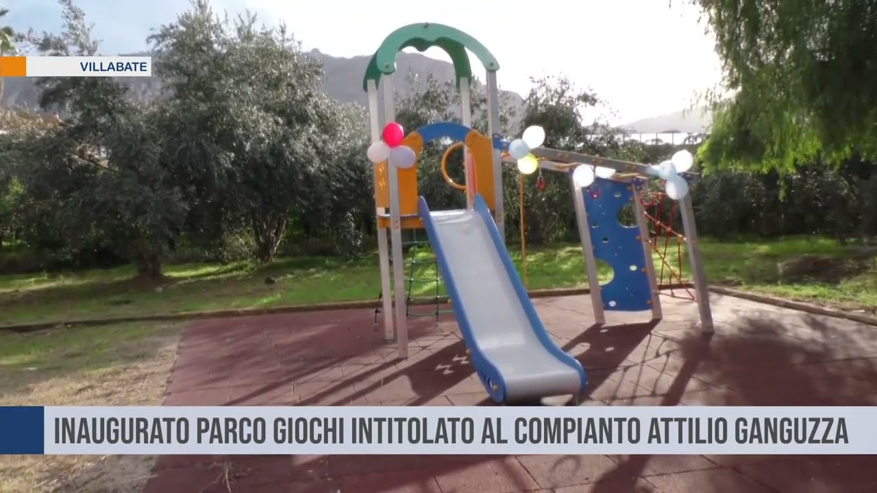 Villabate. Inaugurato parco giochi intitolato ad Attilio Ganguzza