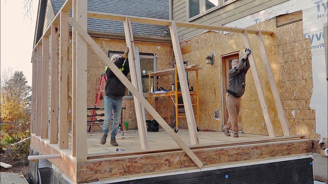 Framing the Sunroom | Home Renovation & Addition Part 11