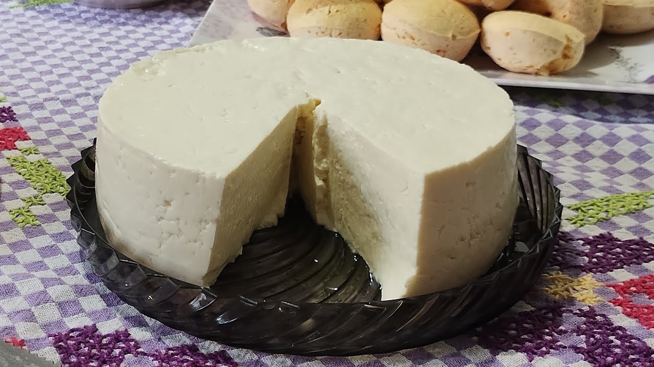 Queijo fresco fácil de fazer consumindo no Mesmo dia uma delícia 😋
