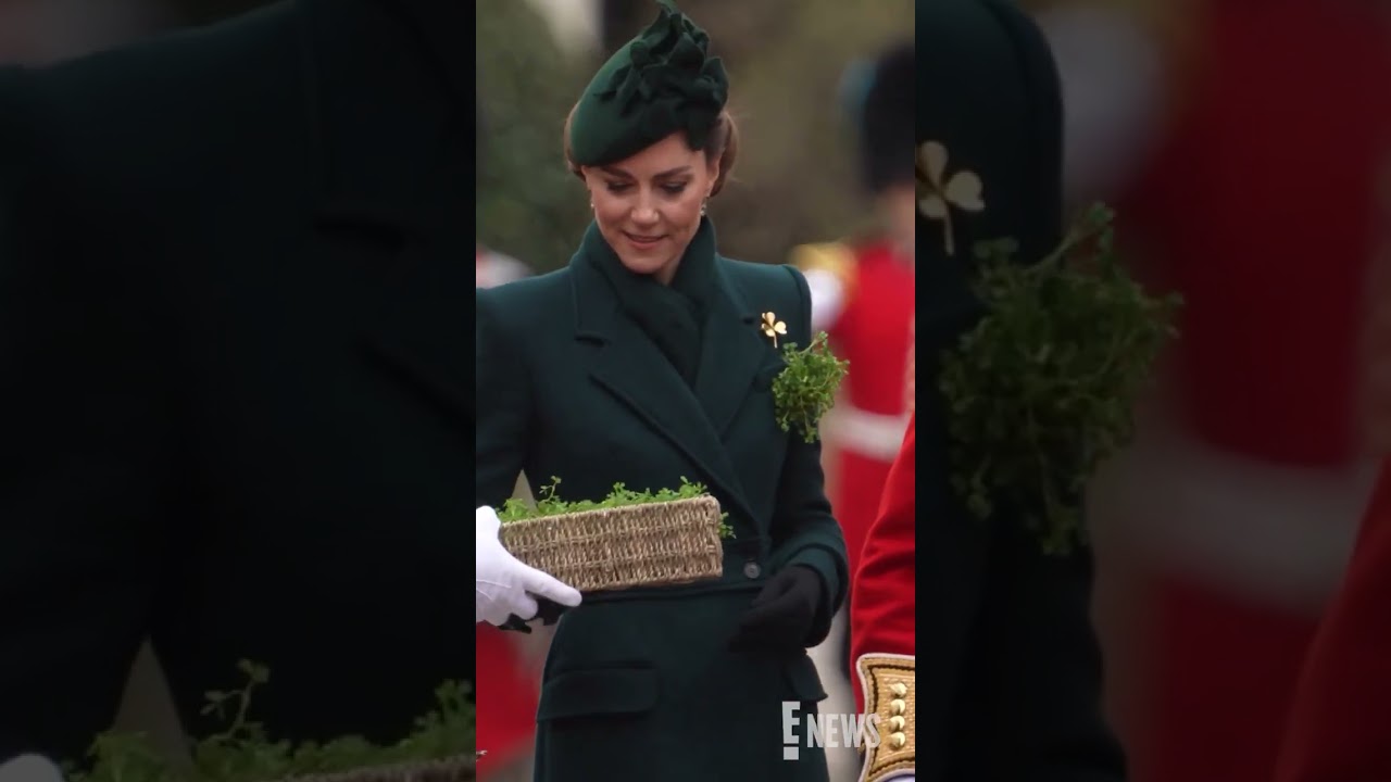 #KateMiddleton arrives to the Irish Guards' St. Patrick's Day Parade. 🍀 #Shorts